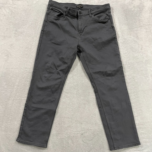 Banana Republic Chino Pants 38x30 Gray‎ Stretch Men